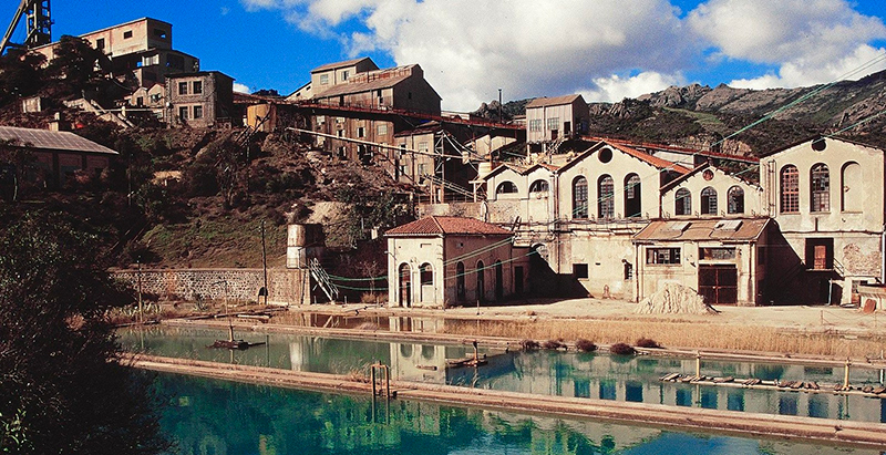 Centro storico di Guspini con le sue architetture tradizionali